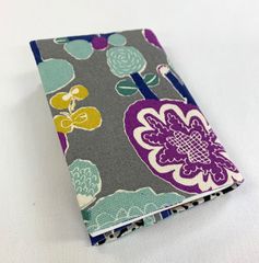 布ブックカバー 花柄 文庫本サイズ リバーシブル ハンドメイド B055