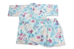 女物甚平 甚平 レディース 4Lサイズ 大きいサイズ 女甚平 婦人 女の子 女児 フリーサイズ おしゃれ 夏 お祭り 花火 花柄 浴衣生地使用 メール便不可