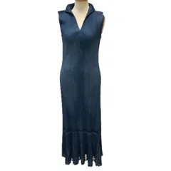 極美品 プリーツプリーズ デニムプリント ワンピース PP81-JH422 極美品 PLEATS PLEASE プリーツプリーズ デニム柄 ワンピース3