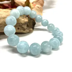 ⭐︎【天然】アクアマリン ブレスレット 17mm 94.9g