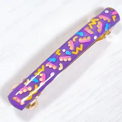 派手かわ　バレッタ　レトロ　メンフィスのサムネイル