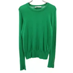 ZARA ザラ 長袖 ニット M グリーン レディース 古着
