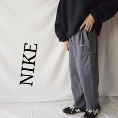 【00s】NIKE ナイキ スウェットパンツ イージーパンツ カーゴポケット ルームウェア ワンポイント Y2K テック