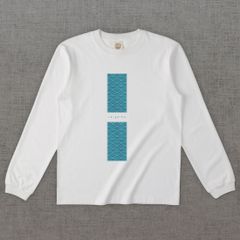 和柄長袖Tシャツ　青海波 -彩・角-［長袖］