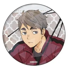 【中古】バッジ・ピンズ 宮治 「ハイキュー!! ホログラム缶バッジ(65mm) 01.レインver.」