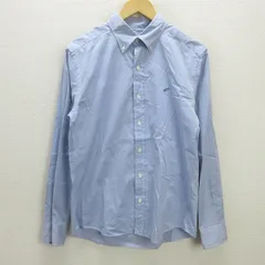 G■ユナイテッドアローズ/UNITED ARROWS GLR 長袖BDシャツ/コットン【L】水色/men's/78【中古】■
