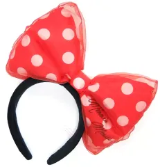 【中古】アクセサリー(非金属)(キャラクター) ミニーマウス リボンカチューシャ(レッド) 「ディズニー」 東京ディズニーランド限定