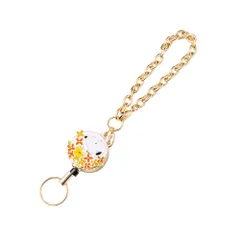 [スリーカラット] PEANUTS リールキーホルダー 全3種類 キーホルダー リールキー スヌーピー グッズ (金木犀とスヌーピー) [金木犀とスヌーピー]