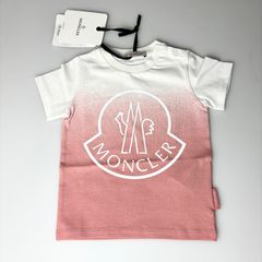 新品タグ付き☆MONCLER ベビー Tシャツ 80ピンク ロゴ刺繍 - メルカリ