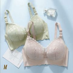 【新品】２枚セット　マタニティブラ　授乳 ブラジャー　薄手柔らかい　M[34/75]