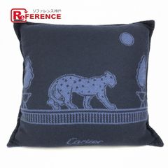 Cartier パンテール クッション ネイビー ウール/カシミヤ - メルカリ
