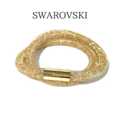 SWAROVSKI スワロフスキー スターダスト デラックス ブレスレット ネックレス チョーカー マグネット式 ゴールド 5184192
