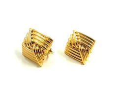 ■新品同様■ NINA RICCI ニナリッチ クリップ式 イヤリング アクセサリー レディース ゴールド系 DI0574