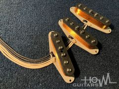 HOWL GUITARS Original Pickup ’64-'65 Stratocaster Gray Bobbin ”Lefty” Set ハウルギターズ 手巻き ピックアップ [Heavy Formvar]