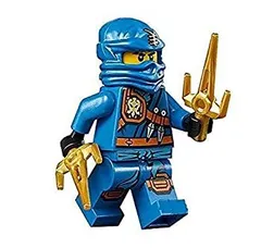 [レゴ]LEGO Ninjago Minifigure Jay Zukin Robe Jungle Blue Ninja with Dual Gold Sai 3260822 [並行輸入品]
