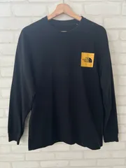 最終値下げTHE NORTH FACE ノースフェイス ブラック ロンT 長袖 ロゴ プリント