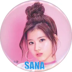 【中古】バッジ・ピンズ [単品] サナ(ピンク) “#TWICE”復刻デザイン缶バッジ 「CD #TWICE3 初回限定盤A」 封入特典