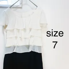 ワンピース パーティ ドレス ツートーン レディース 7号