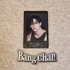 【Stray Kids】フォトカード セット・メタリック ステッカー セット《バンチャン Bang Chan》Stray Kids『XMAS POPUP STORE 2024』/ Stray Kids『GIANT』