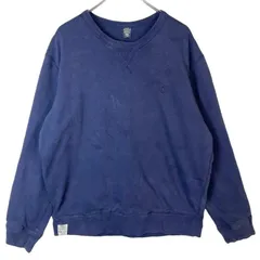 ポロラルフローレンPolo Ralph LaurenスウェットトレーナーVガゼット紺ネイビー無地ポニーロゴ刺繍ワンポイント裏地サーマルvintageヴィンテージ50304