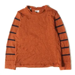 visvim ビズビム ニット サイズ:2 16AW 袖ストライプ フレンチ ウール ニット セーター STRIPES CREWNECK SWEATER オレンジ トップス クルーネック ブランド カジュアルのサムネイル