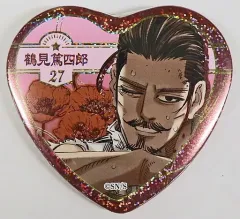 【中古】バッジ・ピンズ 鶴見篤四郎(汗) 「ゴールデンカムイ展 鶴見篤四郎の『愛です』缶バッジ 第2弾」