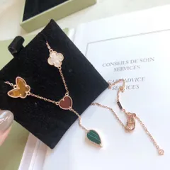 [Van Cleef & Arpels] フリンジ ネックレス - レッドアゲート | ヴァン クリーフ & アーペル レディースジュエリー｜本日限定特価｜新品未使用-WTO輸入1