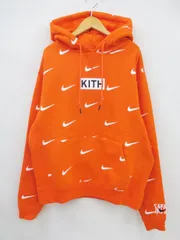 KITH ナイキ ロゴ パーカー NYC オレンジ！　【人気】セットアップ！美品 2025年最新】kith knicksの人気アイテム - メルカリ