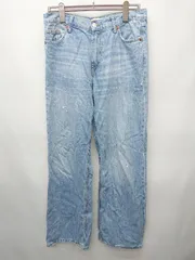 ◇ Θ ZARA ザラ ダメージ ジーンズ デニム パンツ EUR40　USA8 ブルー メンズ P  【1409250031502】