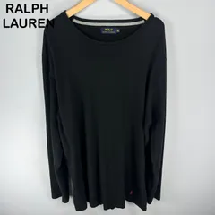 POLO RALPH LAUREN ポロ ラルフローレン ロゴ刺繍 長袖 カットソー ロンT ビッグシルエット