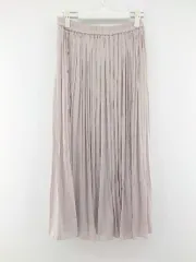 ◇ INGNI イング ウエストゴム ロング プリーツ スカート サイズM ピンクベージュ系 レディース P  【中古】 【1209260005841】