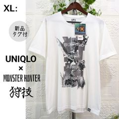 XL■新品■モンスターハンター グラフィックT・狩技■UNIQLO ユニクロ■ホワイト