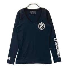 サイズ：0 PEARLY GATES パーリーゲイツ  長袖インナーTシャツ  ネイビー系 [240101443866] ゴルフウェア レディース ストスト
