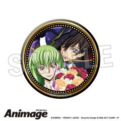 코드기어스 반역의 루루슈 Animage 기라기라캔 배지 vol.2 A 신품 정품 [PROOF]