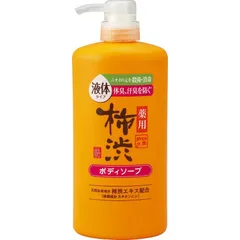 【 新品 未開封 】 熊野油脂 四季折々 薬用 柿渋ボディソープ 本体 600mL 未使用 送料無料のサムネイル