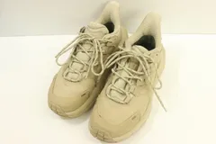 【中古】 HOKA ONEONE レディーススニーカー 23cm ANACAPA 2 LOW GTX HOKA ONEONE 23cm ベージュ 肌色 ロゴ
