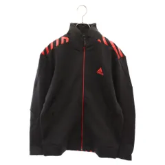 adidas (アディダス) HIROKO TAKAHASHI COLLECTION ジップアップトラックジャケット ブラック/レッド H58187のサムネイル