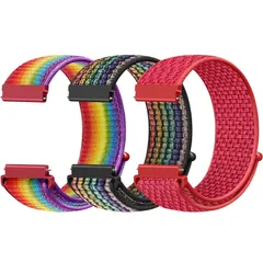 【在庫セール】20mm 19mm 22mm 18mm 腕時計バンド 時計ユニバーサルナイロン交換用リストバンド男性女性調節可能なクイックリリース時計ストラップ [Bcuckood]