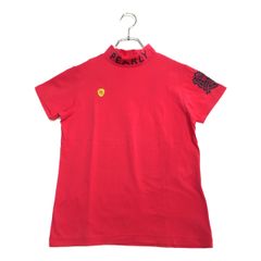 中古 レディース パーリーゲイツ PEARLY GATES 半袖シャツ 1(M) ピンク モックネック カットソー