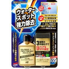 ソフト99(SOFT99) 液体 ガラスクリーナー ガラスリフレッシュ ガラス表面の汚れ・油膜・ガラスコーティング剤・ウォータースポットの除去 専用パッド 05066