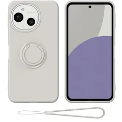 新品 sense9 sense9 AQUOS AQUOS AQUOS スマホカバー バンカーリング カバー スマホ かわいい スマホリング 携帯ストラップ スマホケース リング SH-M29 (オフホワイト) リング付き ケース 9 sense For Gos