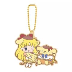 【中古】キーホルダー エターナルセーラーヴィーナス×ポムポムプリン 「劇場版 美少女戦士セーラームーンCosmos×サンリオキャラクターズ ラバーマスコット1」