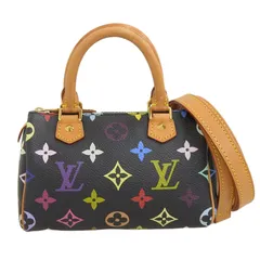 ルイヴィトン モノグラム マルチカラー ミニスピーディ 2WAYバッグ ハンドバッグ ショルダーバッグ ノワール M92644 中古 新入荷 LV1625