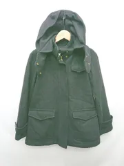 ◇ ◎ green label relaxing UNITED ARROWS ウール ジップアップ 3WAY 長袖 コート サイズ38 ブラック レディース P  【1404040016028】