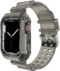 【数量限定】コンパチブル バンド iWatch バンド アップルウォッチ 一体型交換用 保護カバー Series ベルト TPU 耐衝撃 45mm 8/7/6/SE/5/4/3/2/1 44mm 42mm Watch Apple