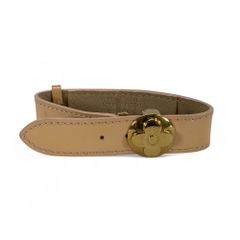 LOUIS VUITTON ルイヴィトン ヴェルニ グッドラックブレスレット ベージュ M91411
