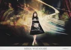 【中古】ポストカード(女性) 渡辺みり愛 ポストカード(背景：黒) 「乃木坂46 真夏の全国ツアー2019」 会場限定 乃木坂46 Mobile 『乃木坂46ミュージアム』お土産キャンペーン B賞