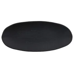 【数量限定】31cm 楕円 長皿 陶器 黒マット 和食器 East) テーブルウェアイースト(Tableware