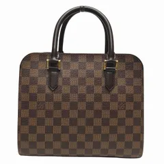 ルイヴィトン　Louis Vuitton　ダミエ　トリアナ　N51155　バッグ　ハンドバッグ　レディース　美品