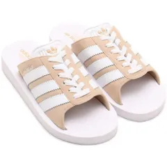 [アディダス] シューズ スニーカー ガゼル ビーチスライド GAZELLE BEACH SLIDES マジックベージュ/フットウェアホワイト/フットウェアホワイト JQ7422 22.5cm [22.5 cm]